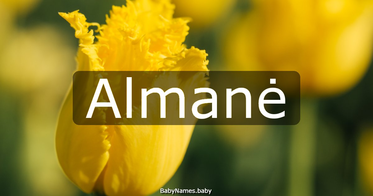 Almanė