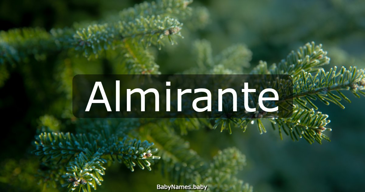 Almirante