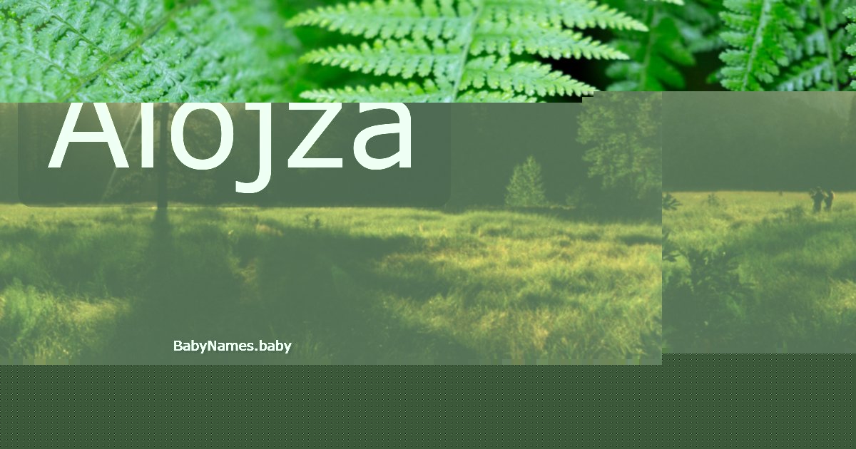 Alojza