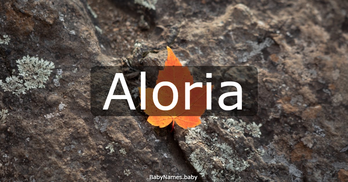 Aloria