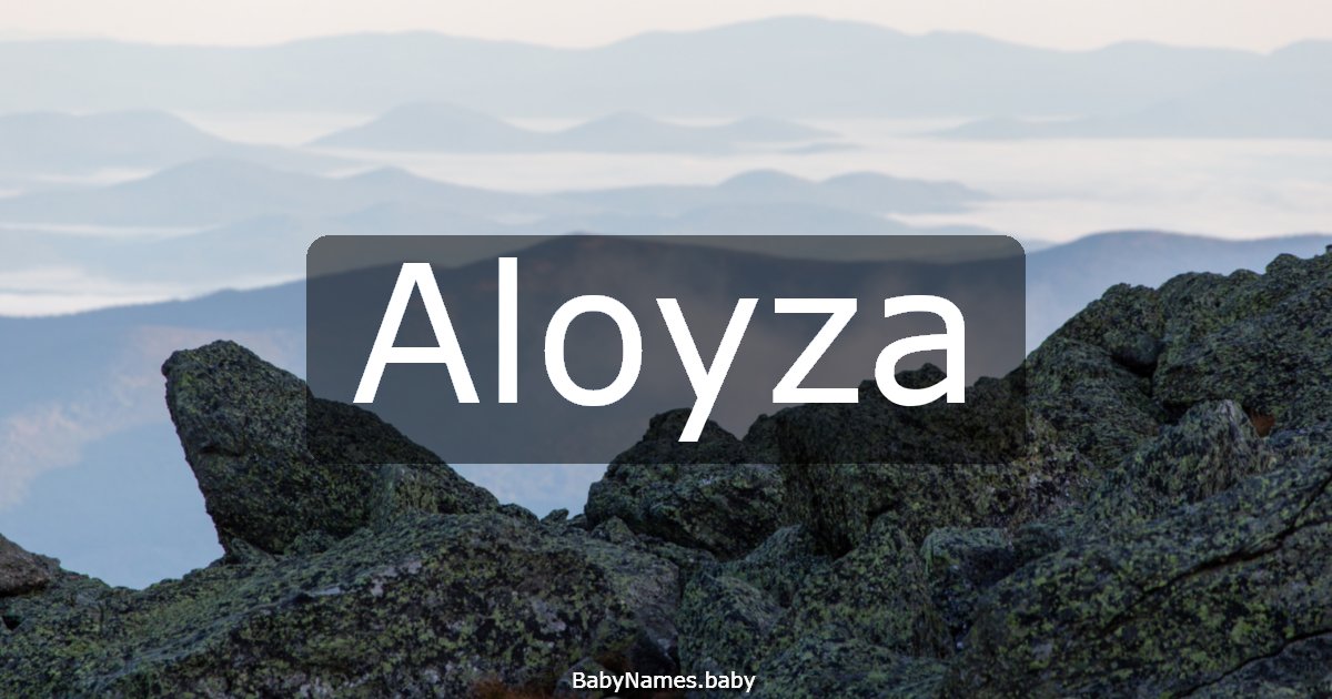Aloyza