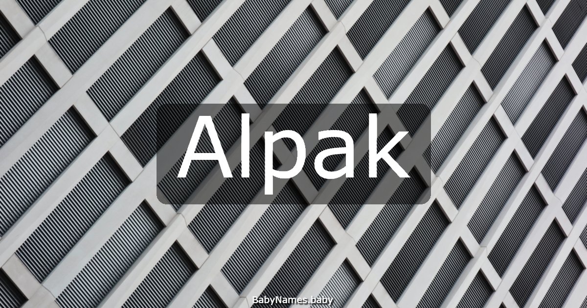 Alpak