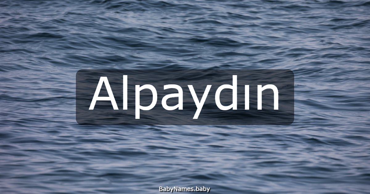 Alpaydın