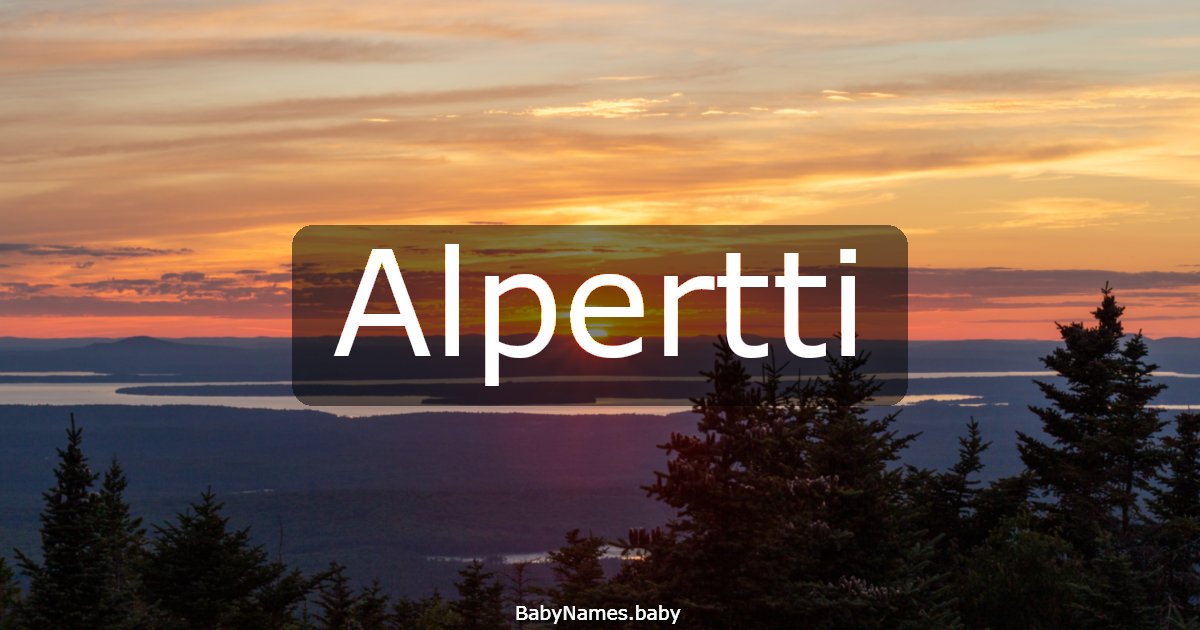 Alpertti