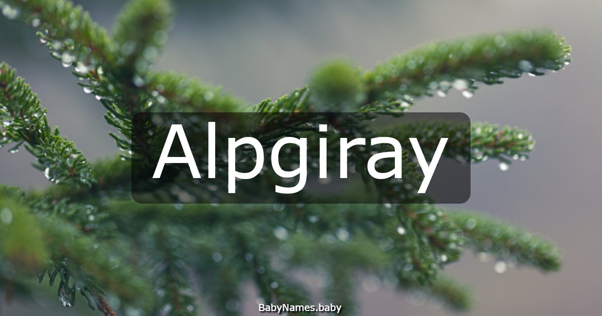 Alpgiray