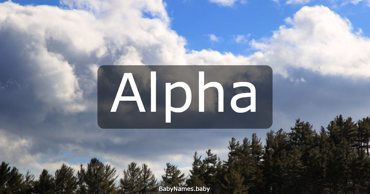 Alpha