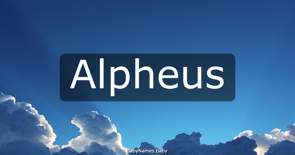 Alpheus