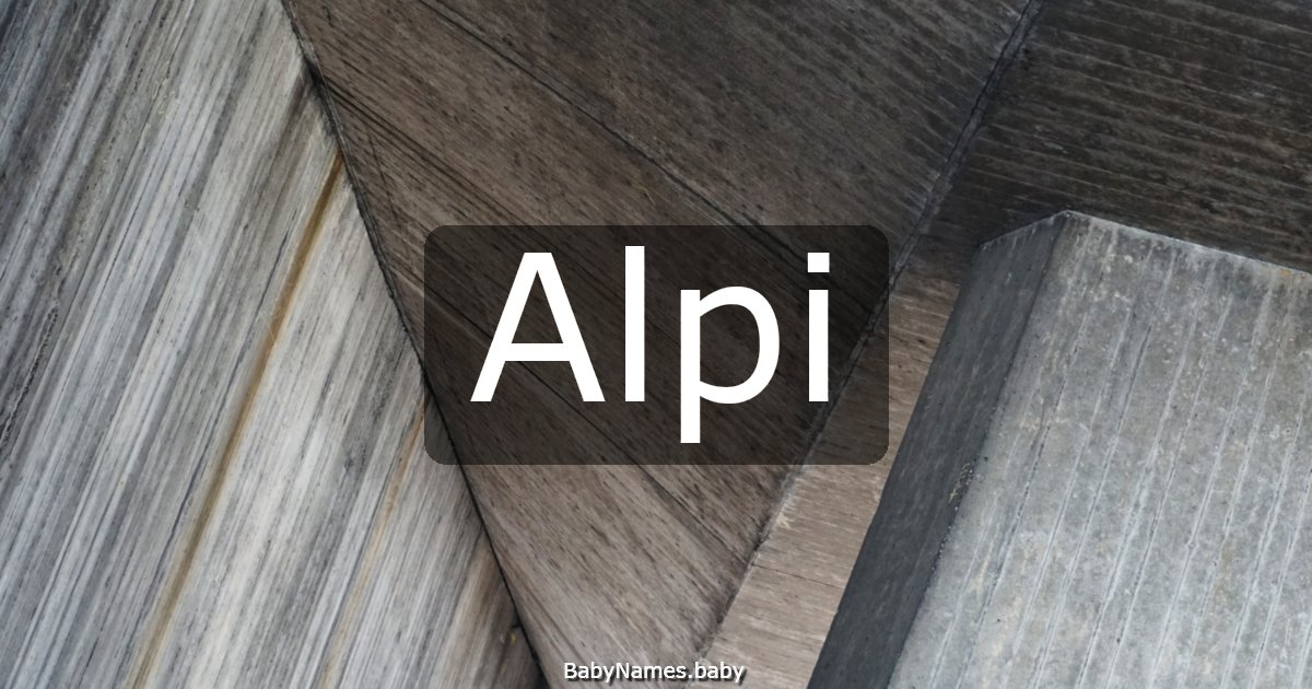 Alpi