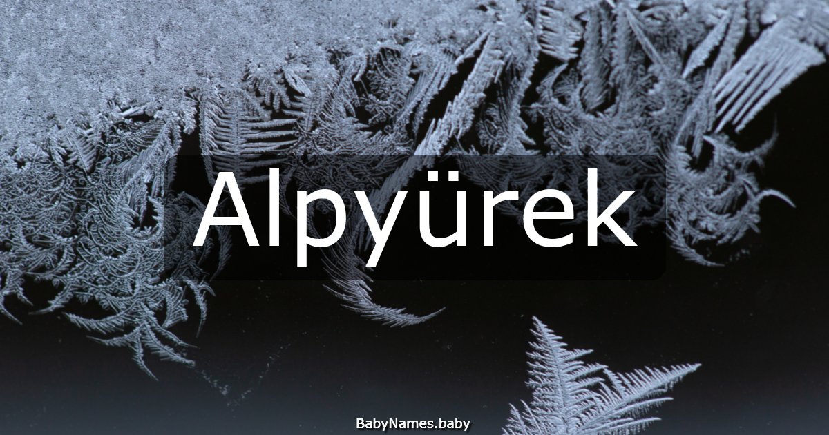 Alpyürek