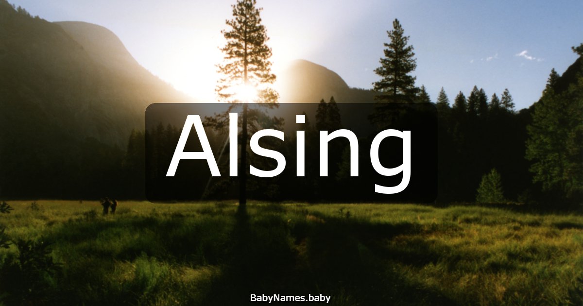 Alsing