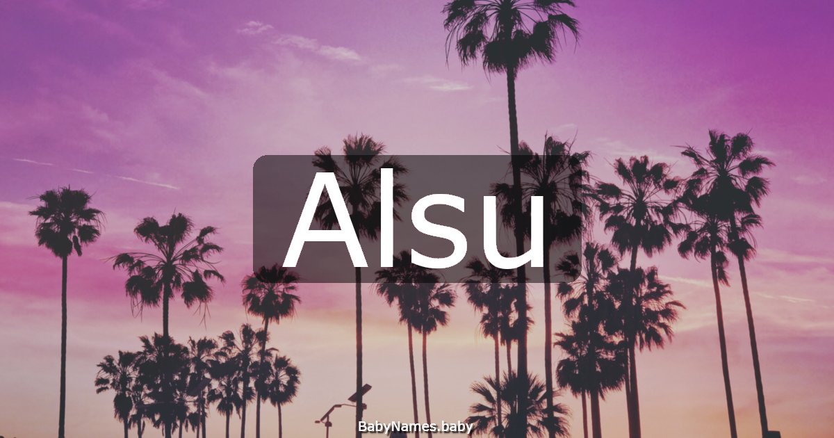 Alsu