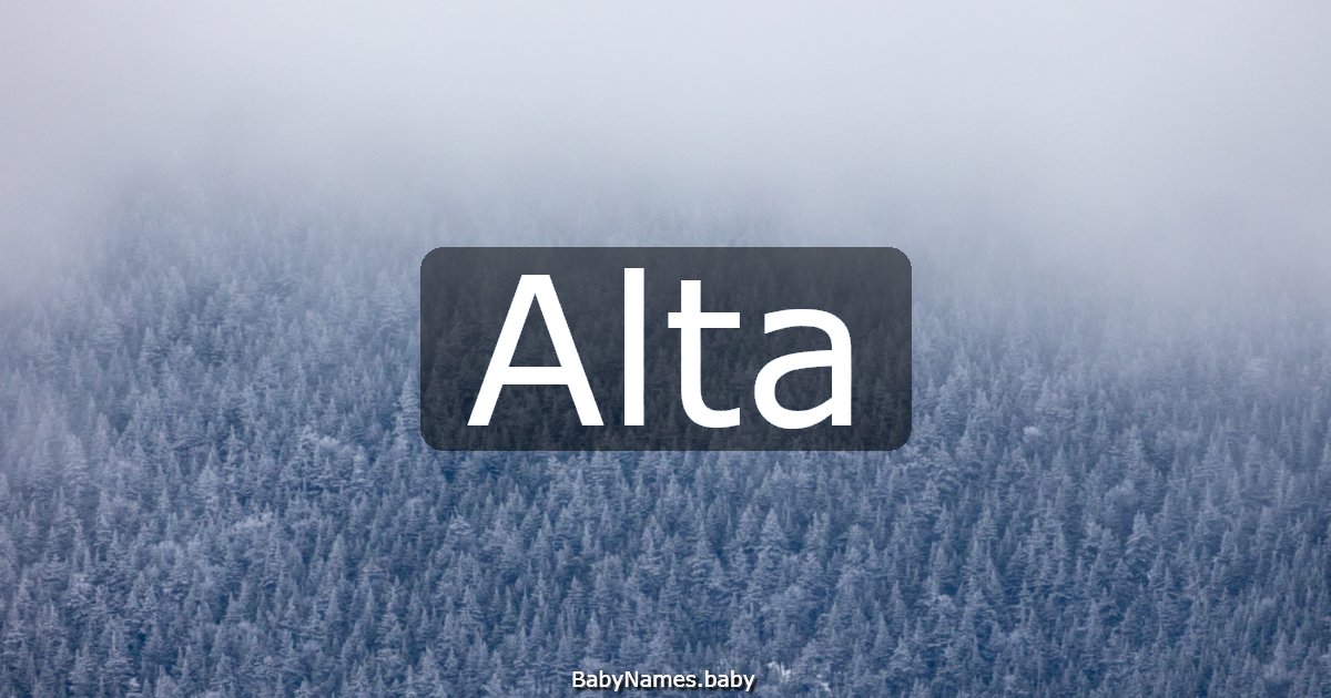 Alta