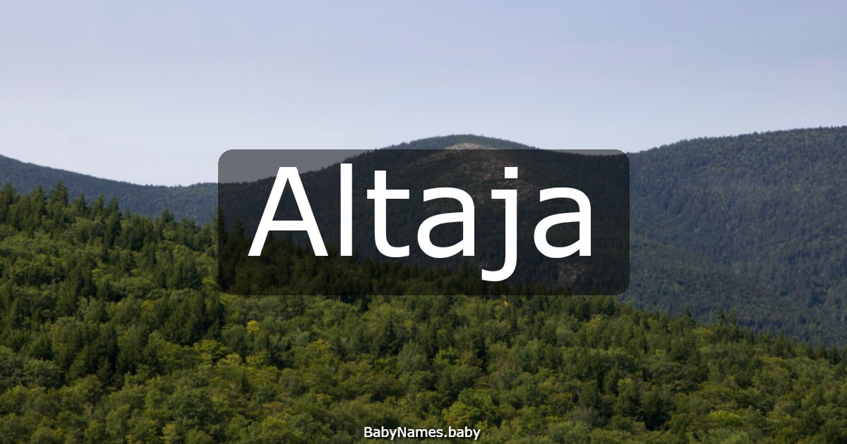 Altaja