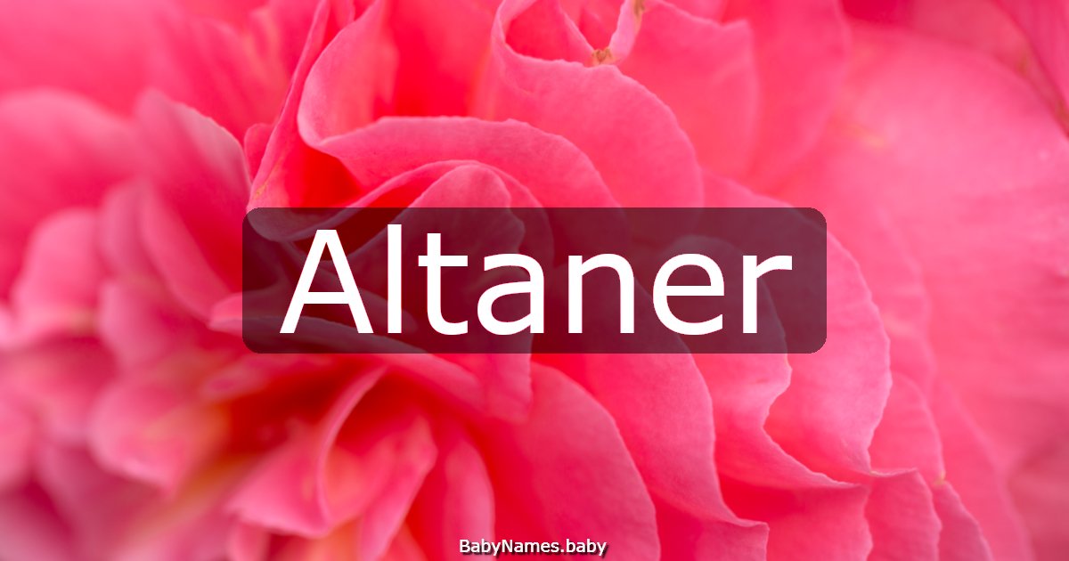 Altaner
