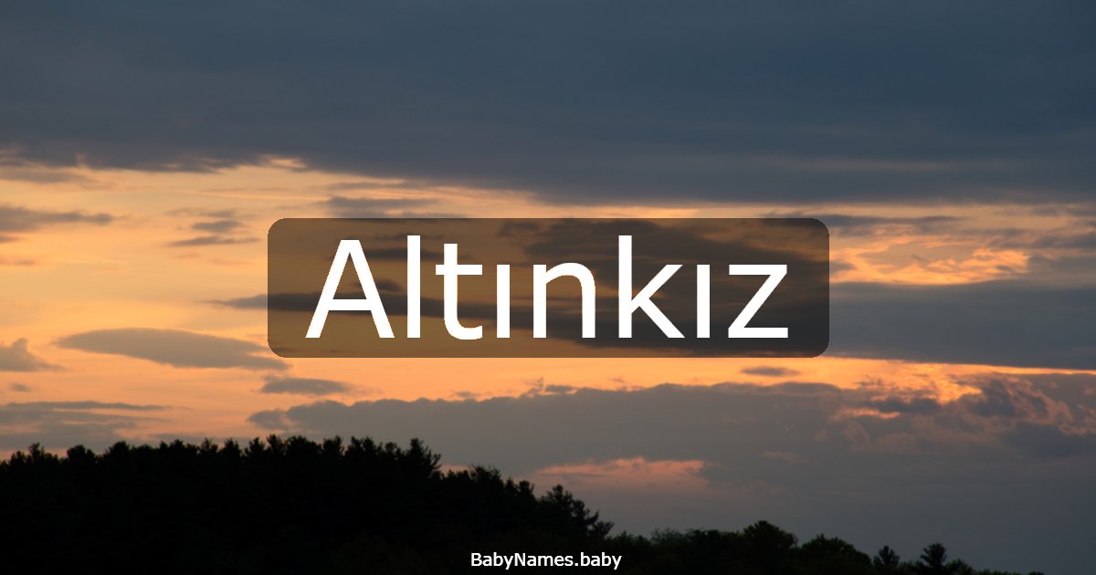 Altınkız