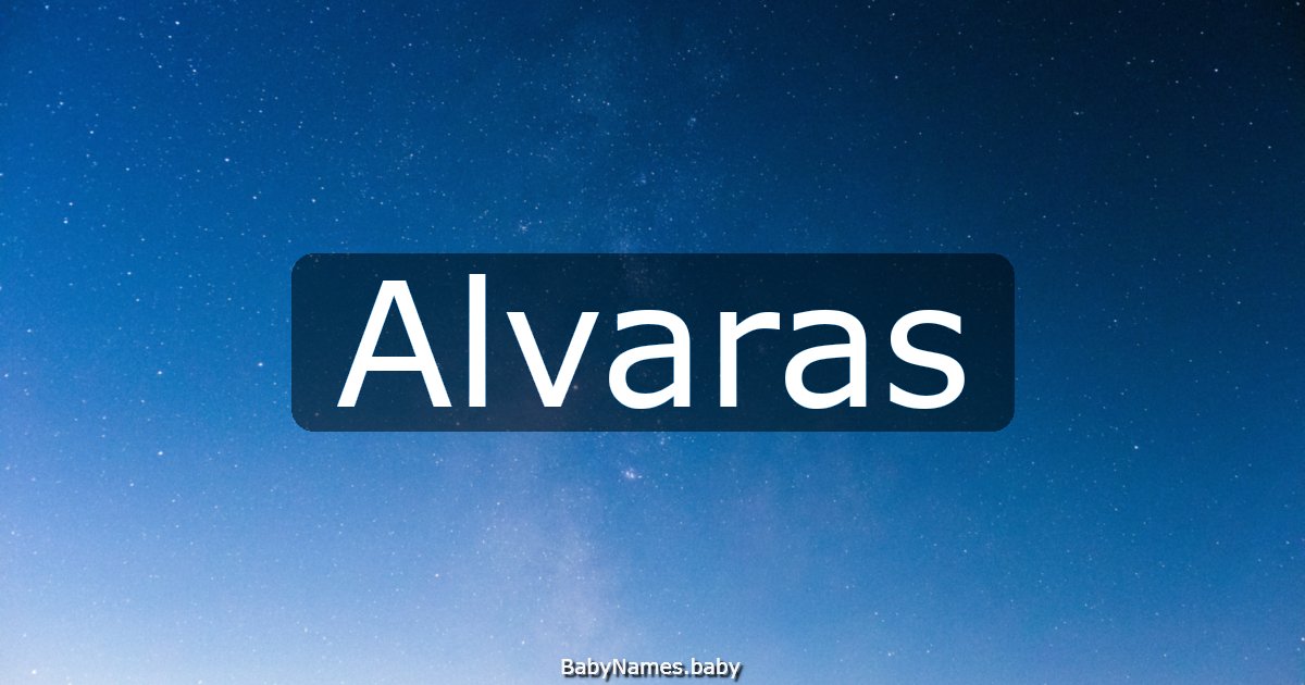 Alvaras