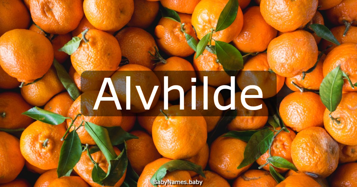 Alvhilde