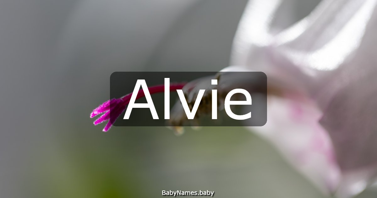 Alvie