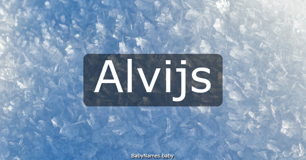 Alvijs