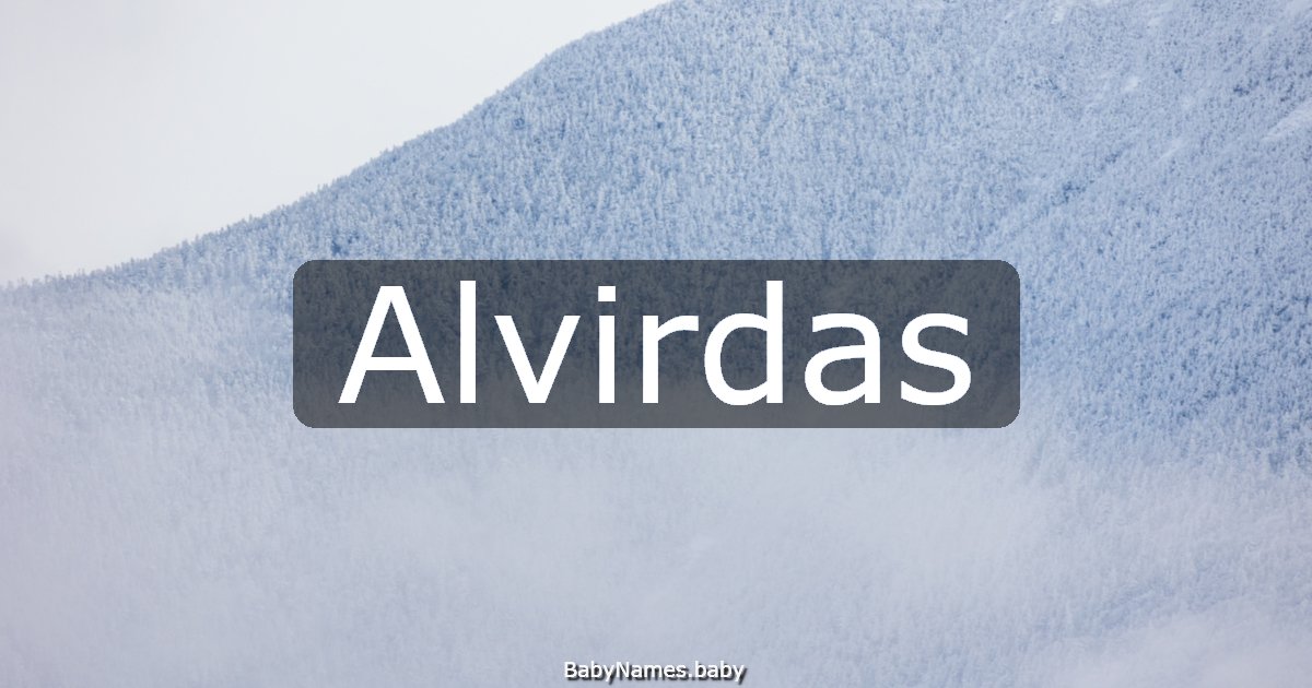 Alvirdas