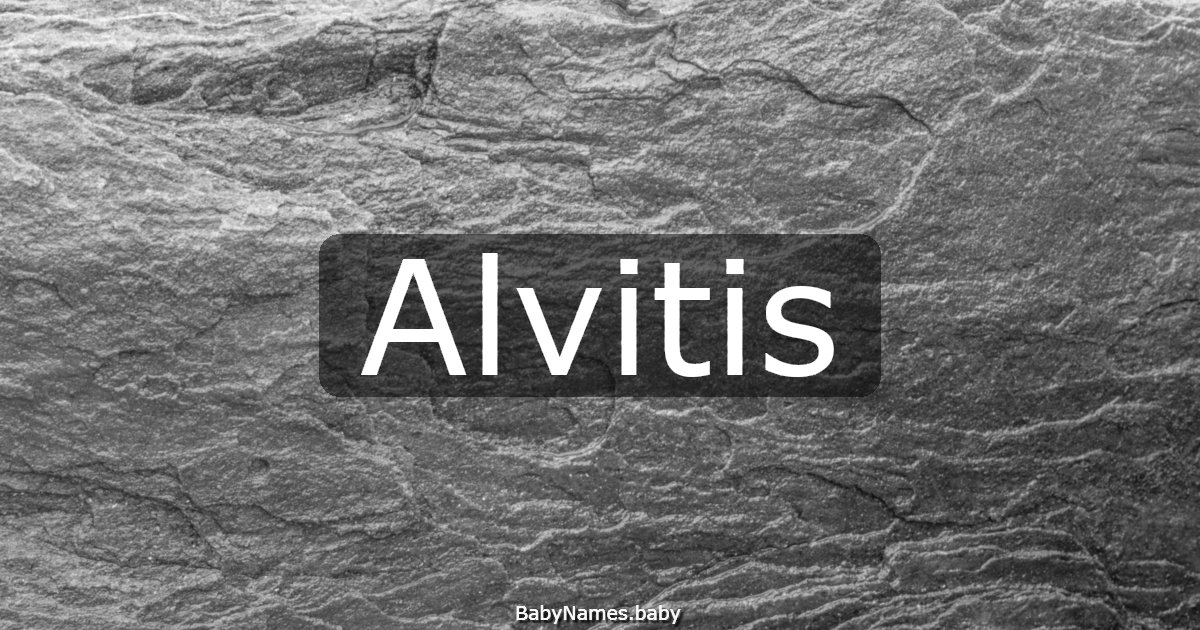 Alvitis