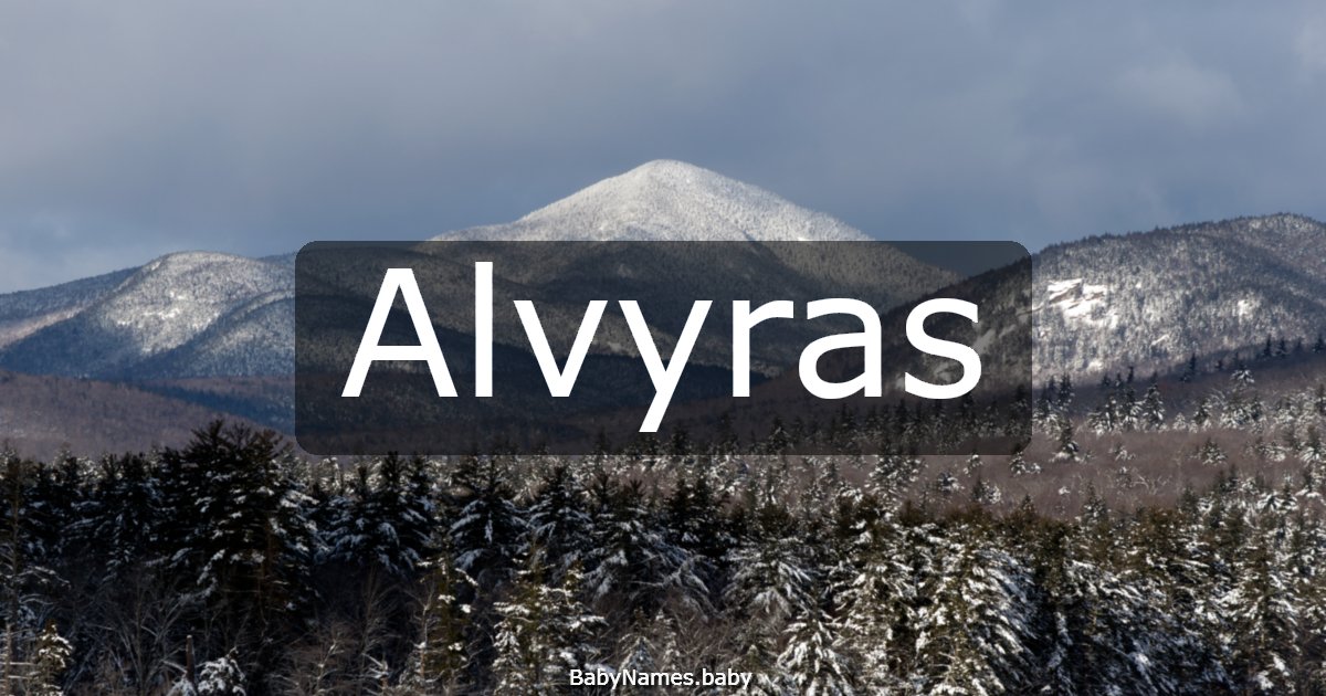 Alvyras