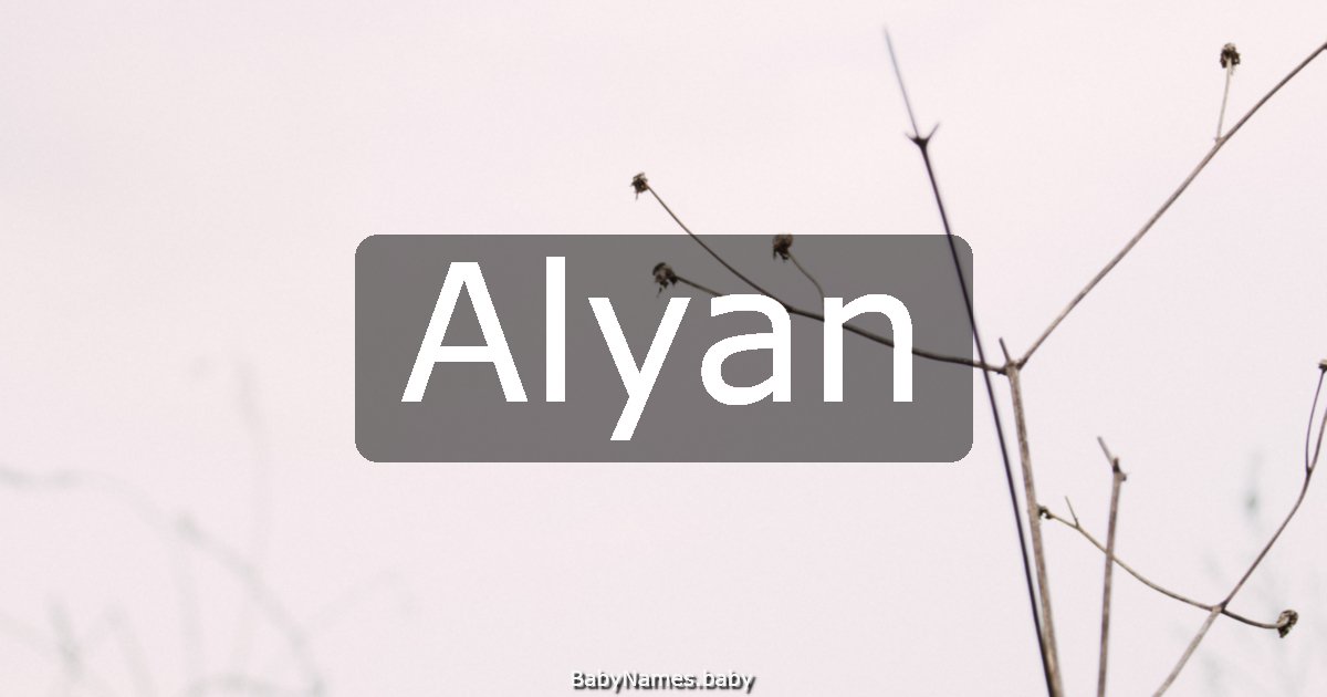 Alyan