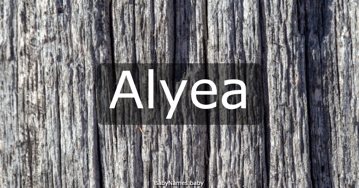 Alyea