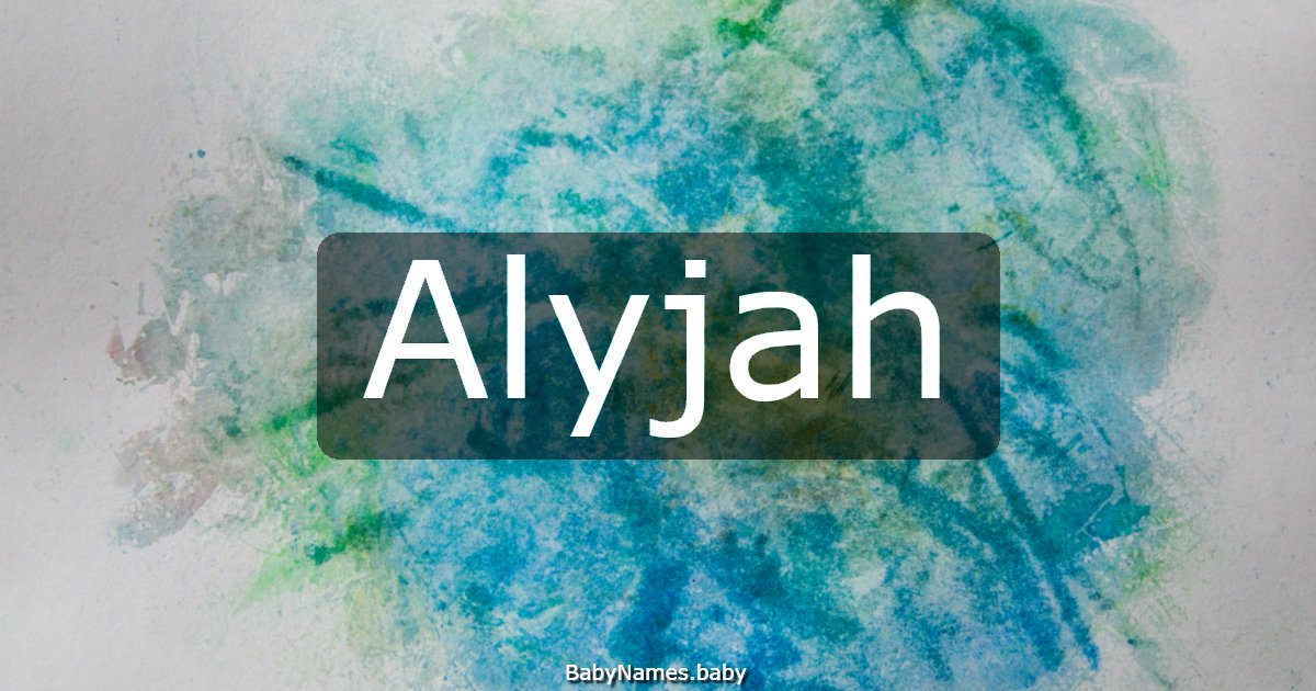 Alyjah