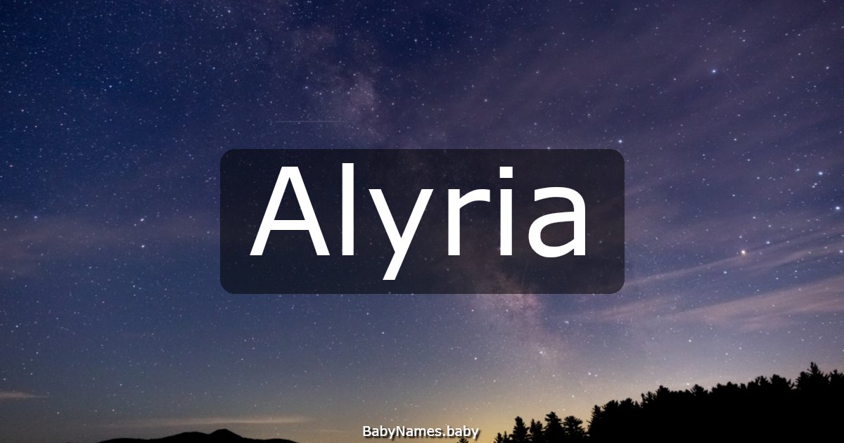 Alyria