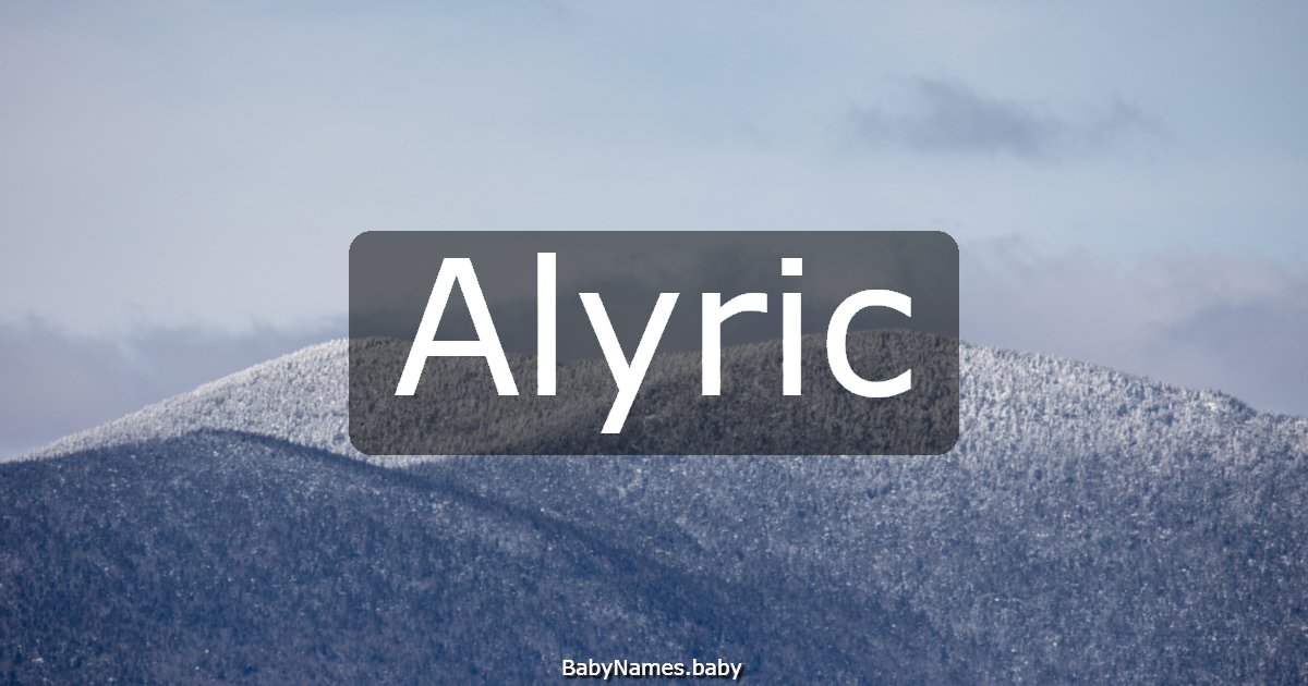 Alyric
