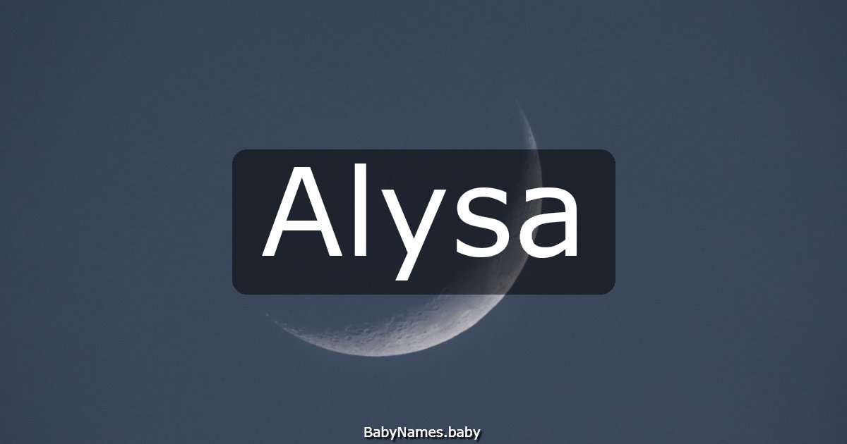 Alysa