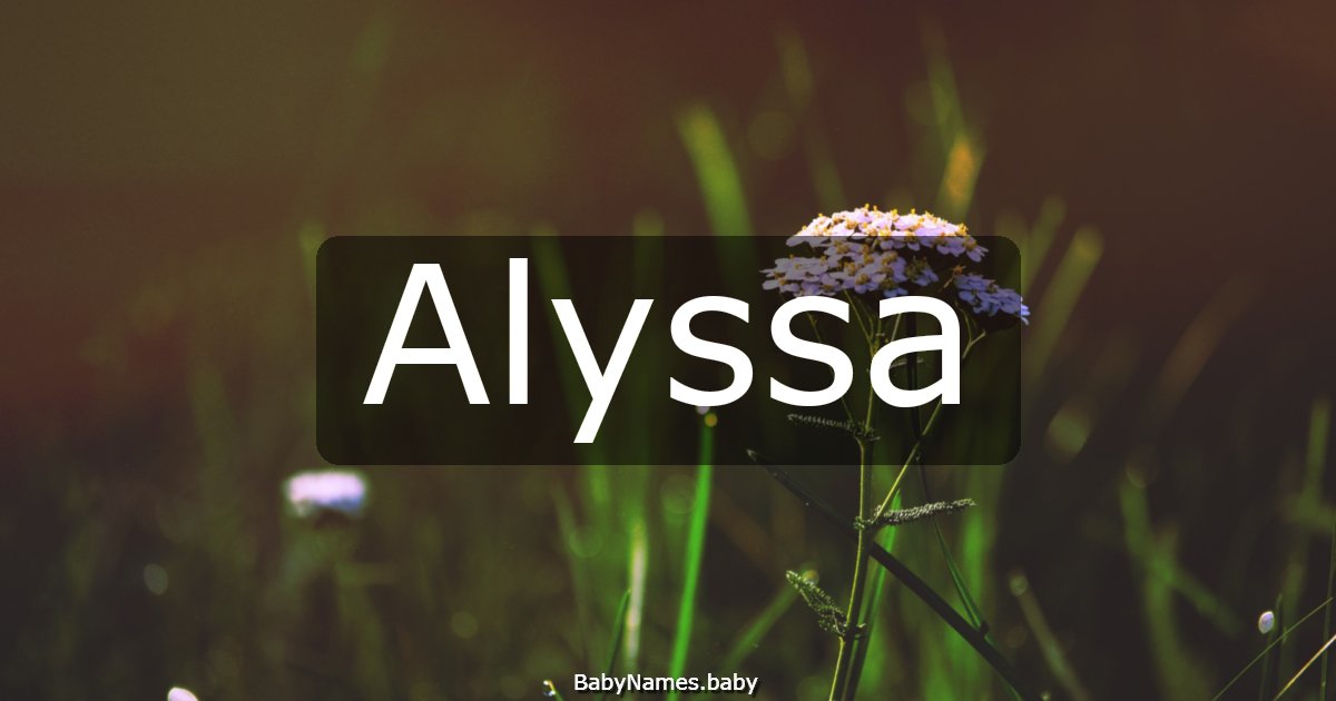 Alyssa