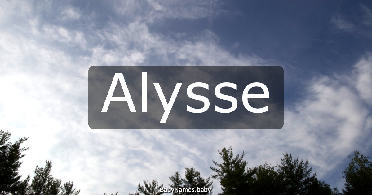 Alysse