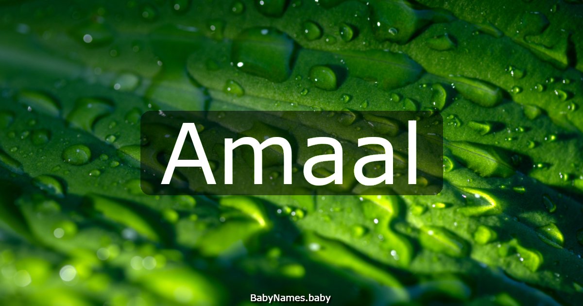 Amaal
