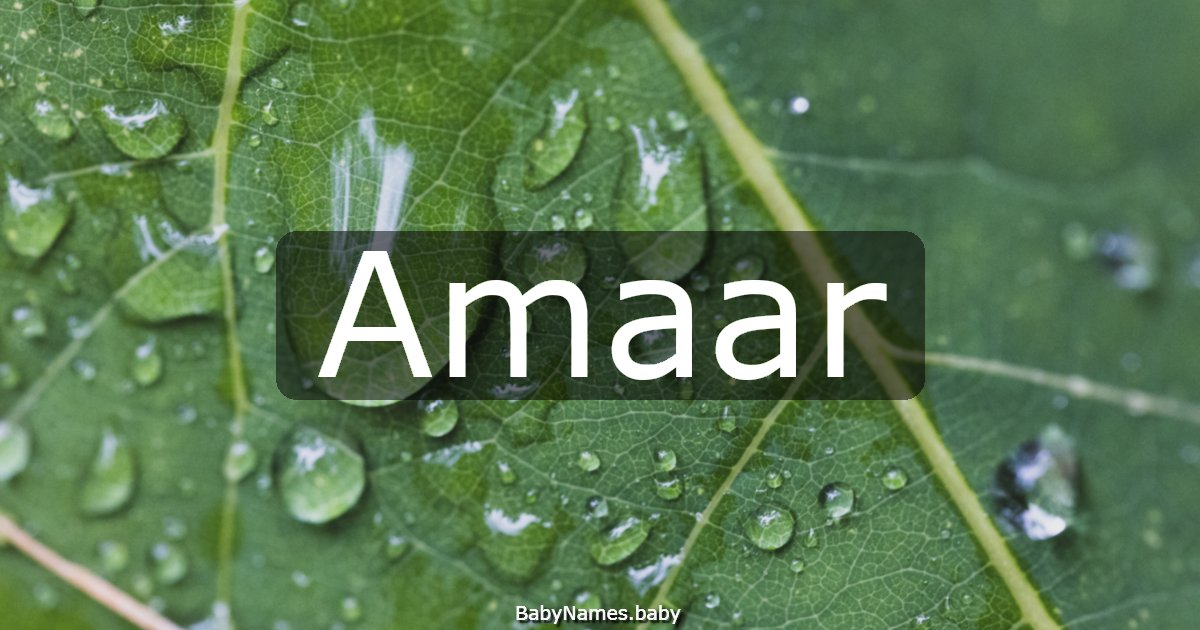 Amaar