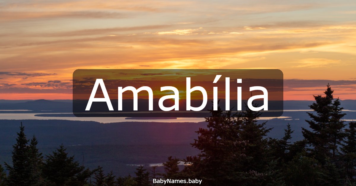 Amabília