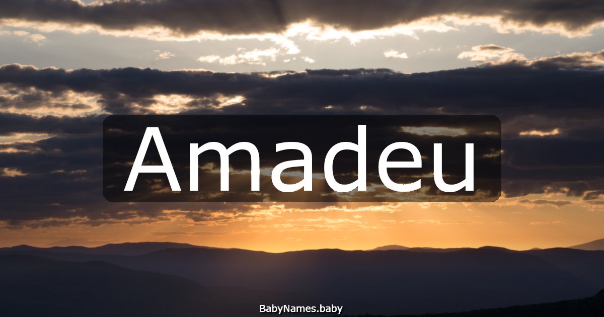 Amadeu