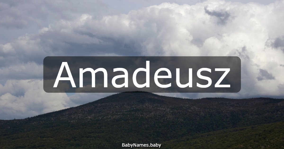Amadeusz