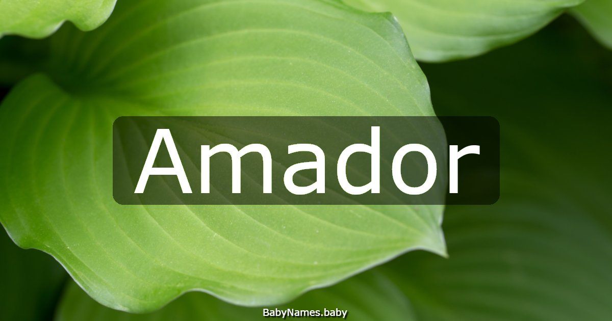Amador