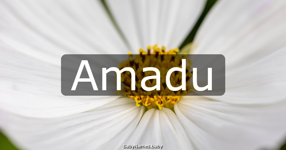 Amadu