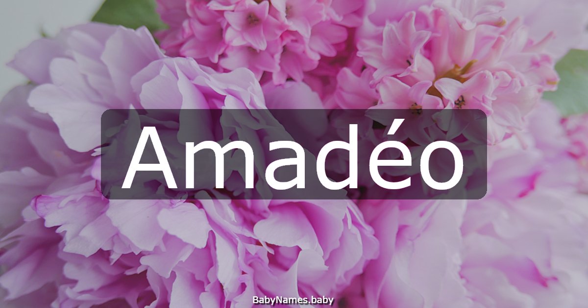 Amadéo