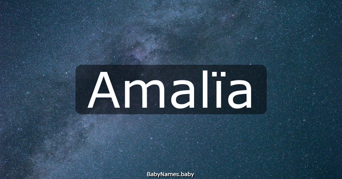 Amalïa