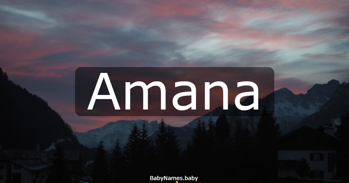 Amana