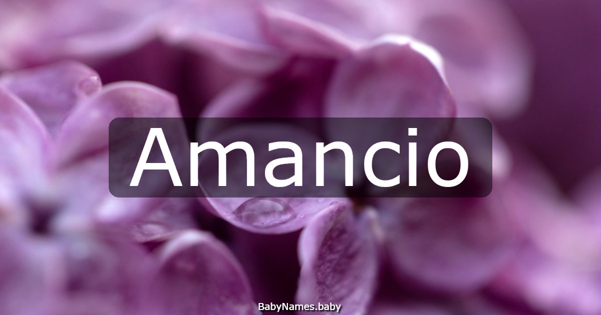 Amancio
