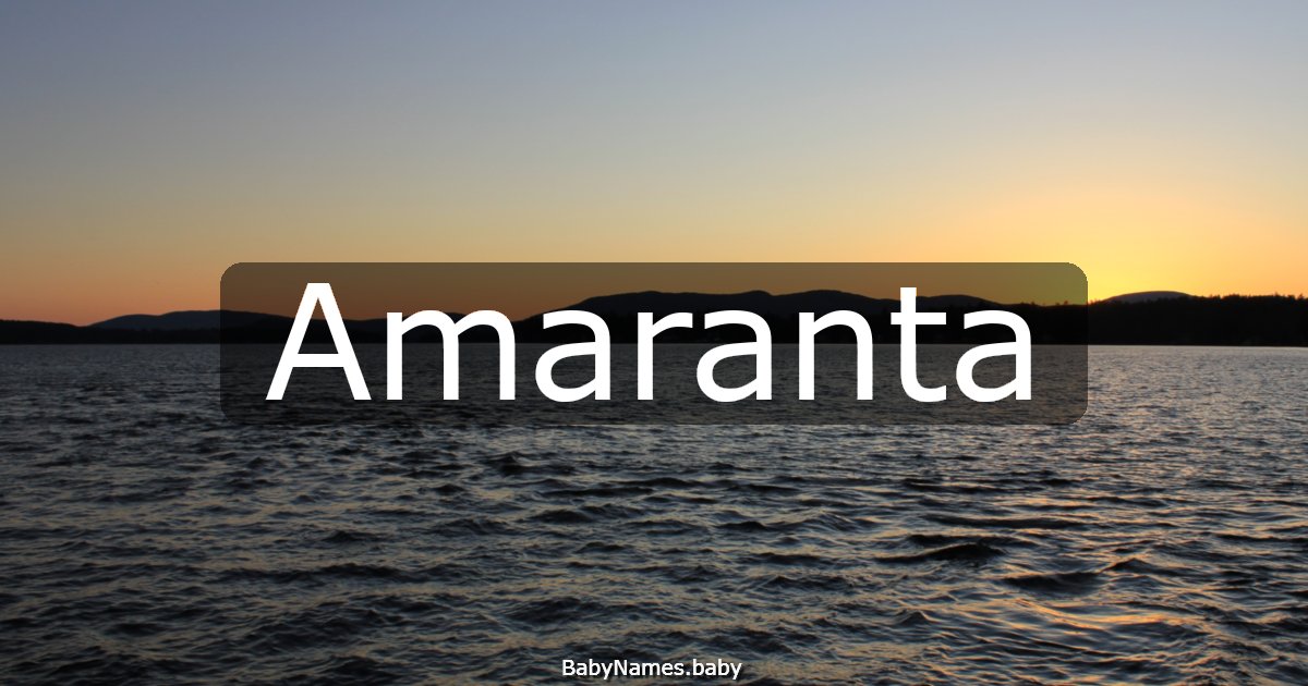 Amaranta