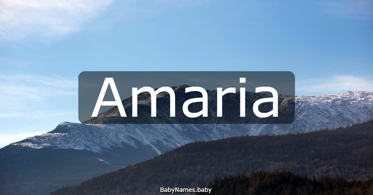 Amaria