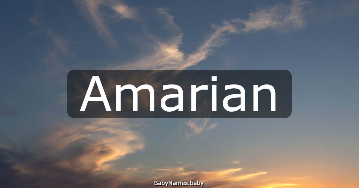 Amarian