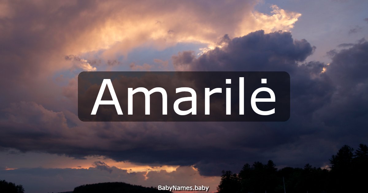 Amarilė