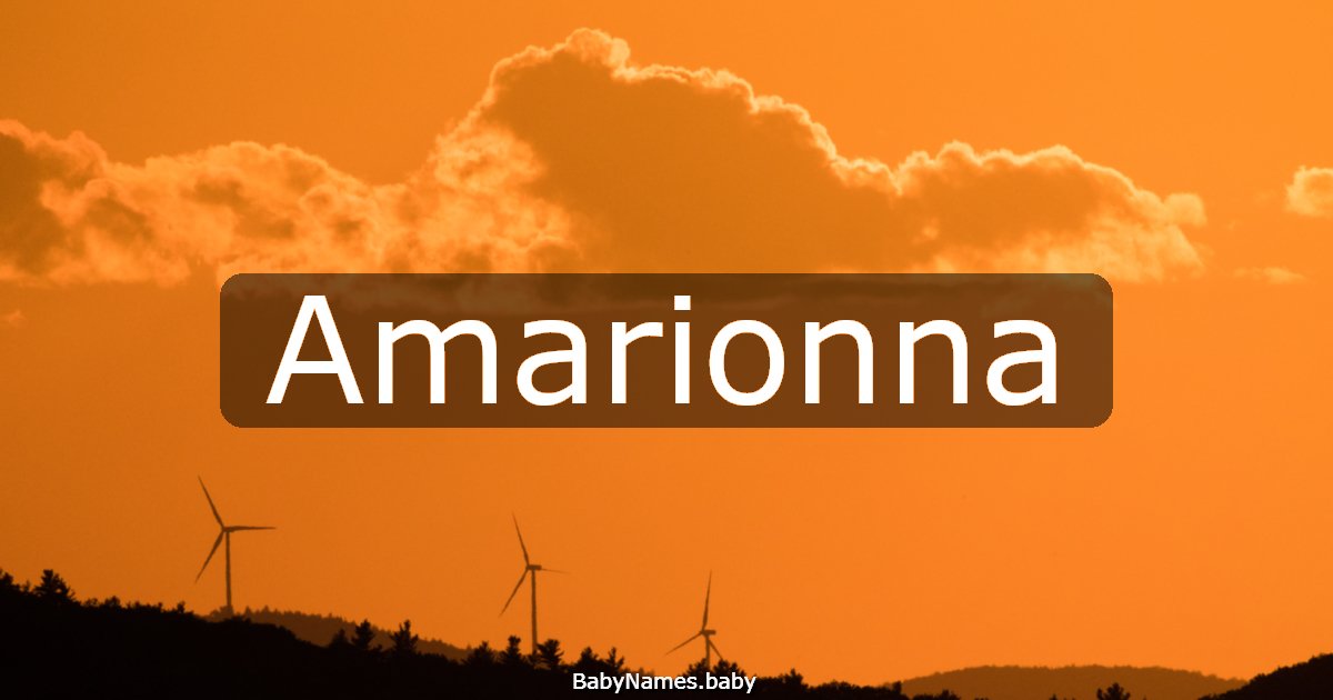 Amarionna